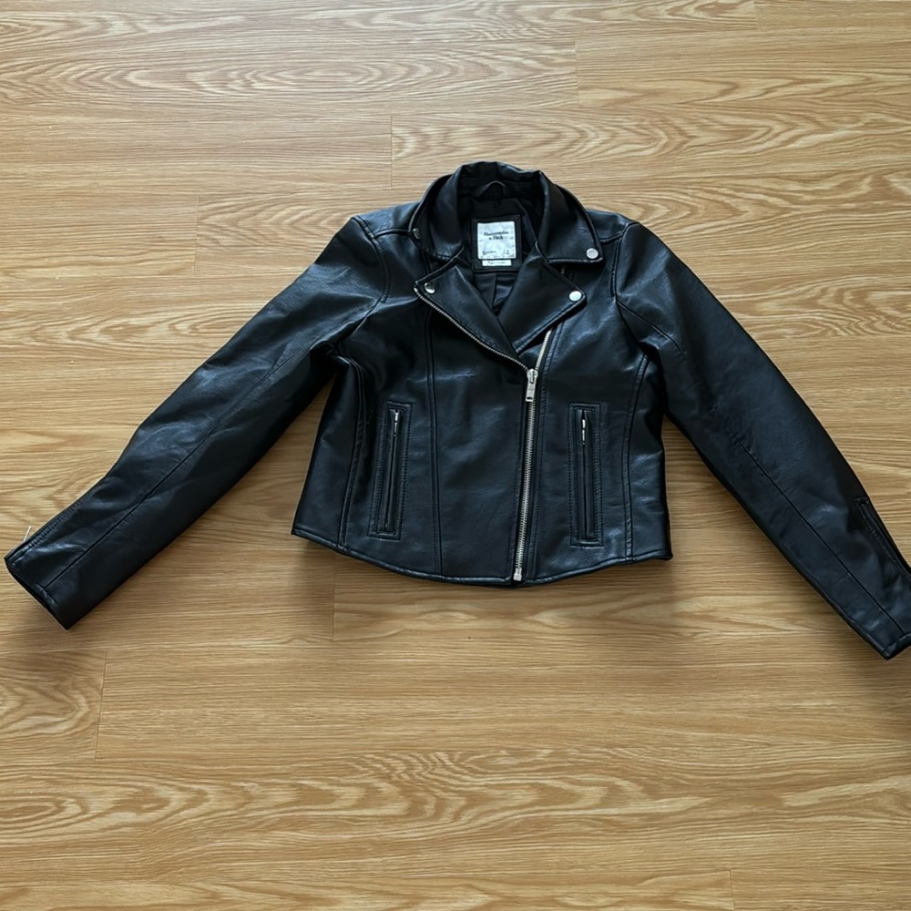 Abercrombie & Fitch faux leather jacket